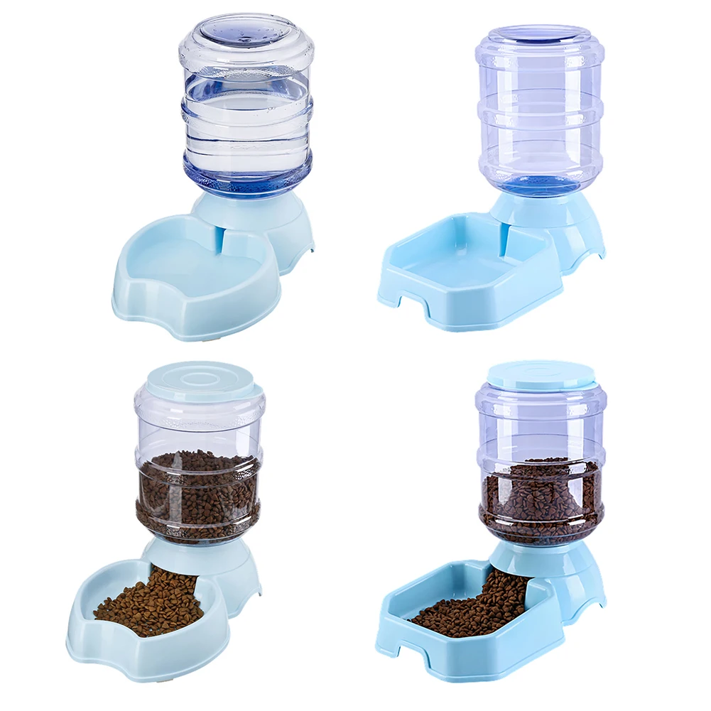 3.8L Pet Automatic Feeder Dog Cat Drinking Bowl For Dog Water Drinking Cat Feeding Large Capacity Dispenser Pet Cat Dog