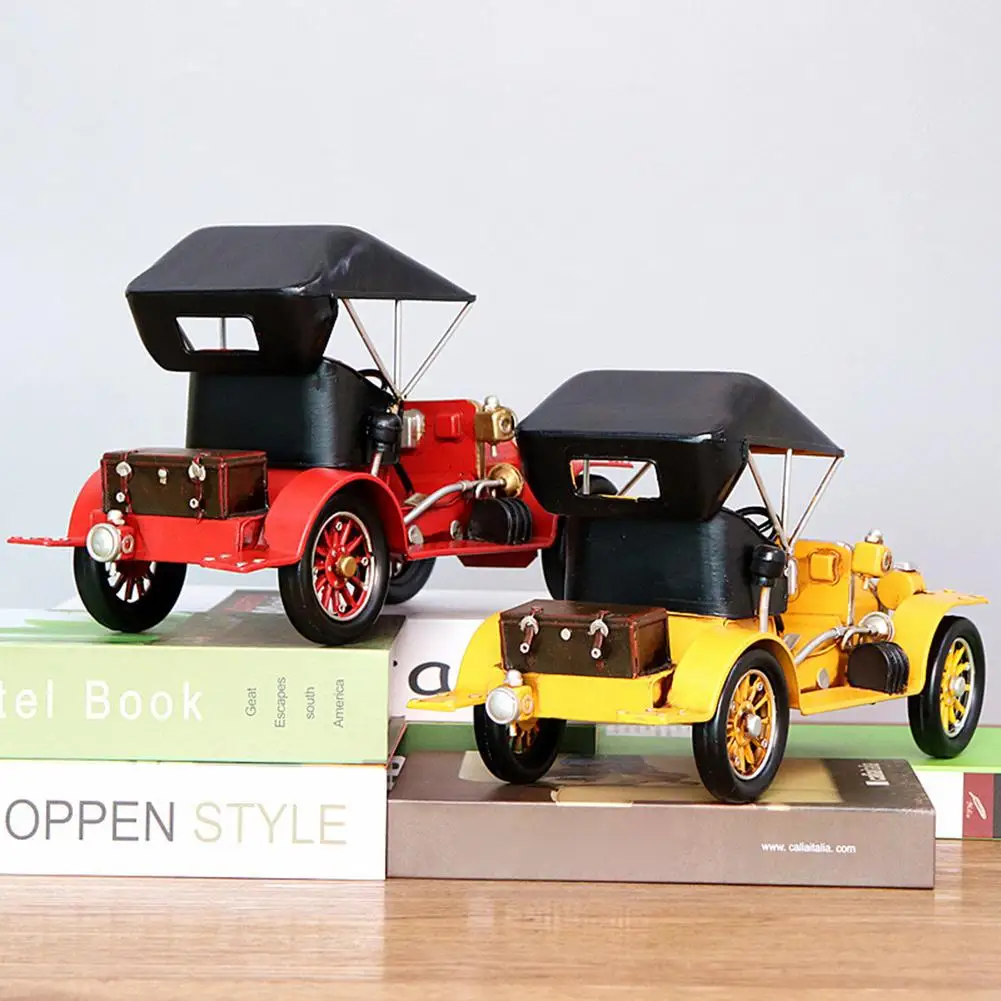 Antique Car Decor Metal Antique Vintage Car Model Antique American Car Model Vintage Car Home Decor Collection Vehicle Toy