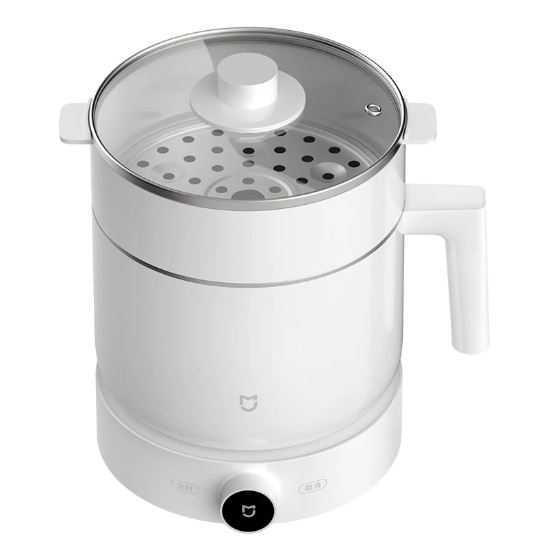 Xiaomi mijia inteligente multifuncional panela de cozinha 1.5l máquina de cozinha elétrica doméstica única camada panela quente trabalhar com mi casa app