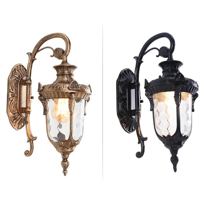 

Energy Saver-Retro Outdoor Wall Light Europe Villa Sconce Lamp E27 Waterproof Exterior Garden Doorway Light Vintage Porch Lamp