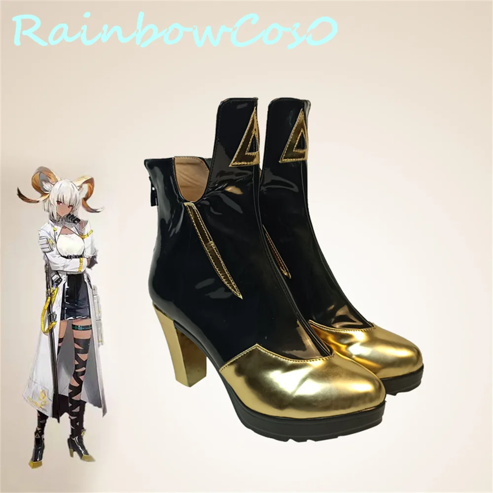 Arknights Karneol Cosplay Schuhe Stiefel Spiel Anime Karneval Halloween Rainbowcos0 W2119