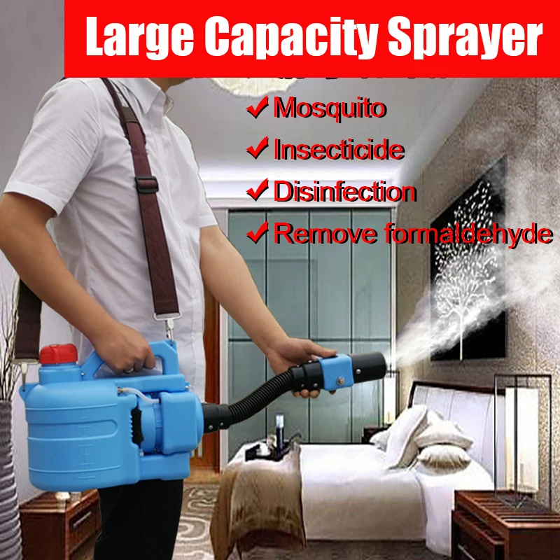 

Sprayer Mosquito Electric ULV fogger Intelligent Ultra Capacity Disinfection Machine Insecticide Atomizer Fight Drugs 5L 7L