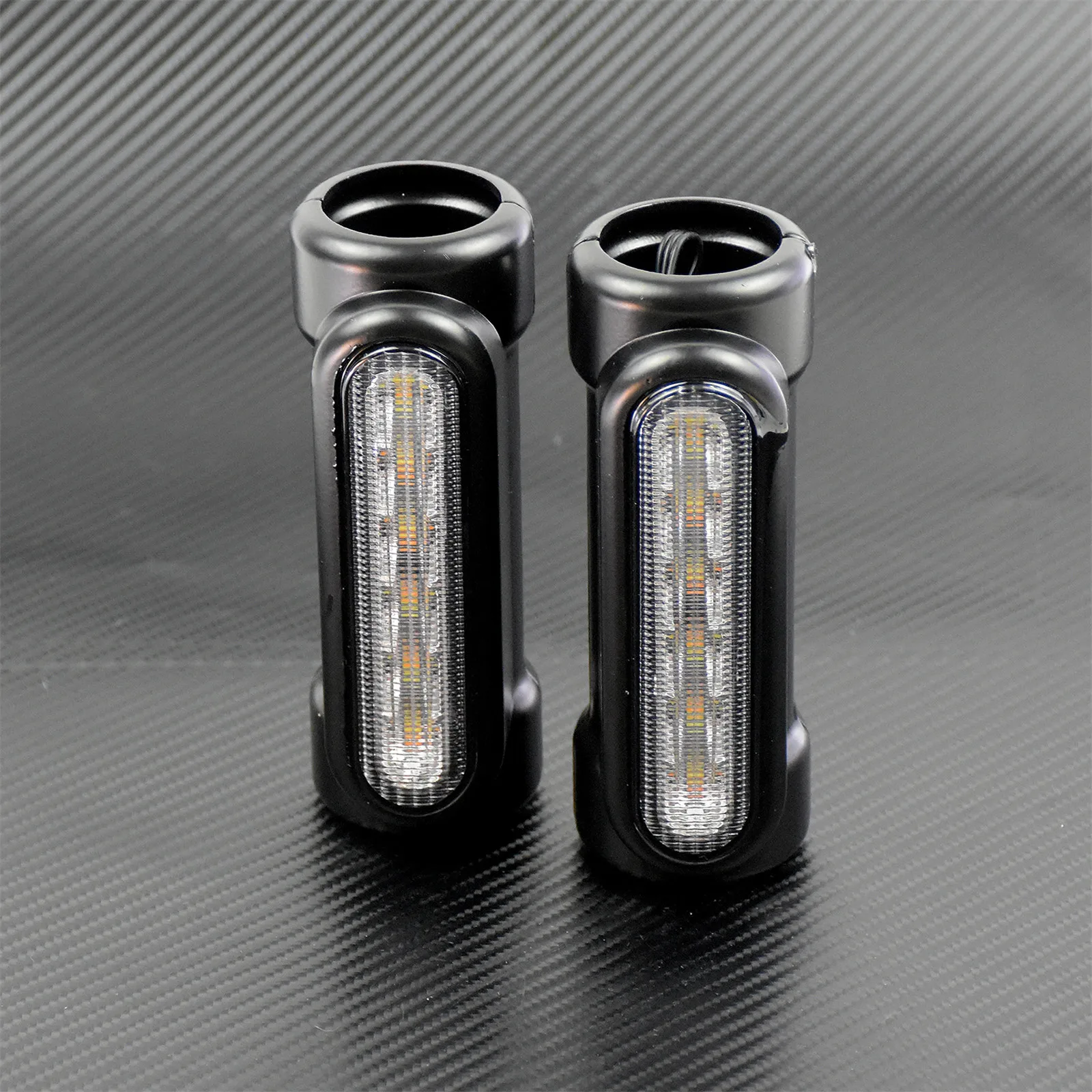 Motorcycle Crash Bars LED Highway Bar Switchback Driving Light/Turn Signal Light Black/Chrome For Harley Touring Road King Glide