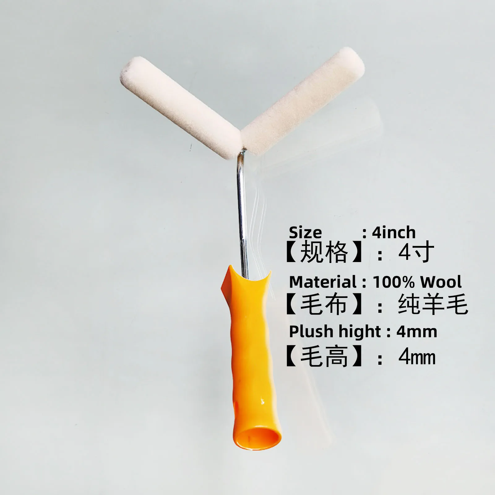 External Corner Trimming Paint Roller Brush Small Roller 2 inch 4 inch Mini Thumb Repair Brush for wall trimmer decorative