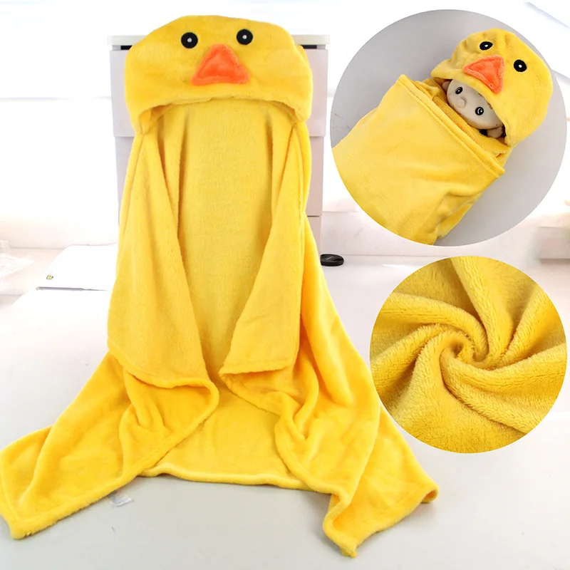 

Cute Bath Towel Newborn Hooded Towel Baby Bathrobes Kids Blanket Baby Poncho Towel Beach Towel Children Nap Quilts