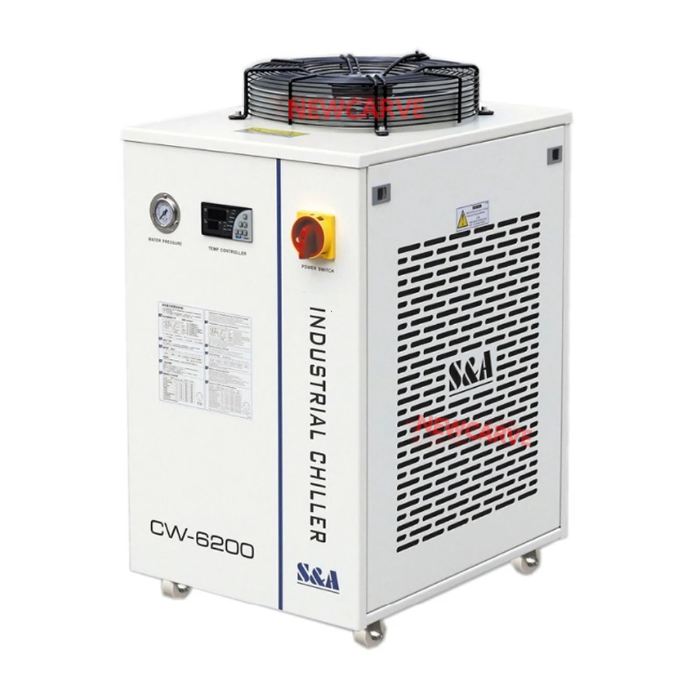 Industrial Water Chiller S&A CW5300AI CW5300AH CW5300 1800W Capacity For 150W To 200W CO2 Laser Tube Cooling NEWCARVE