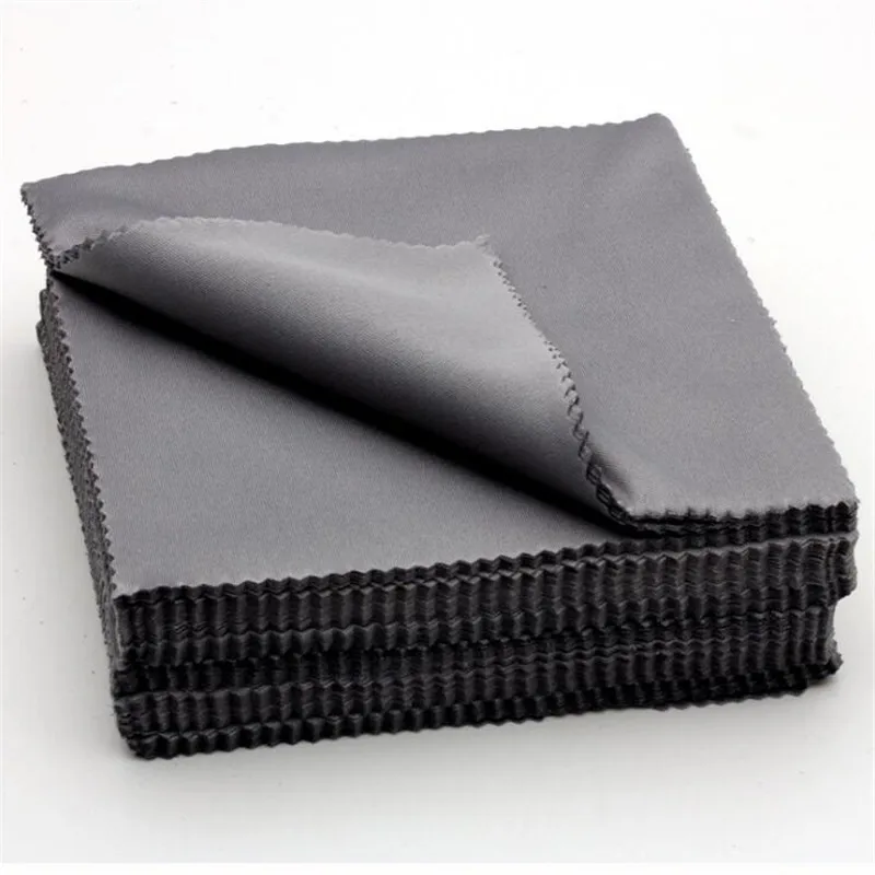 20pcs Glasses Cloth Microfiber Cleaner Cloths Cleaning Glasses Lens Clothes Black Eyeglasses Cloth Eyewear Accessories