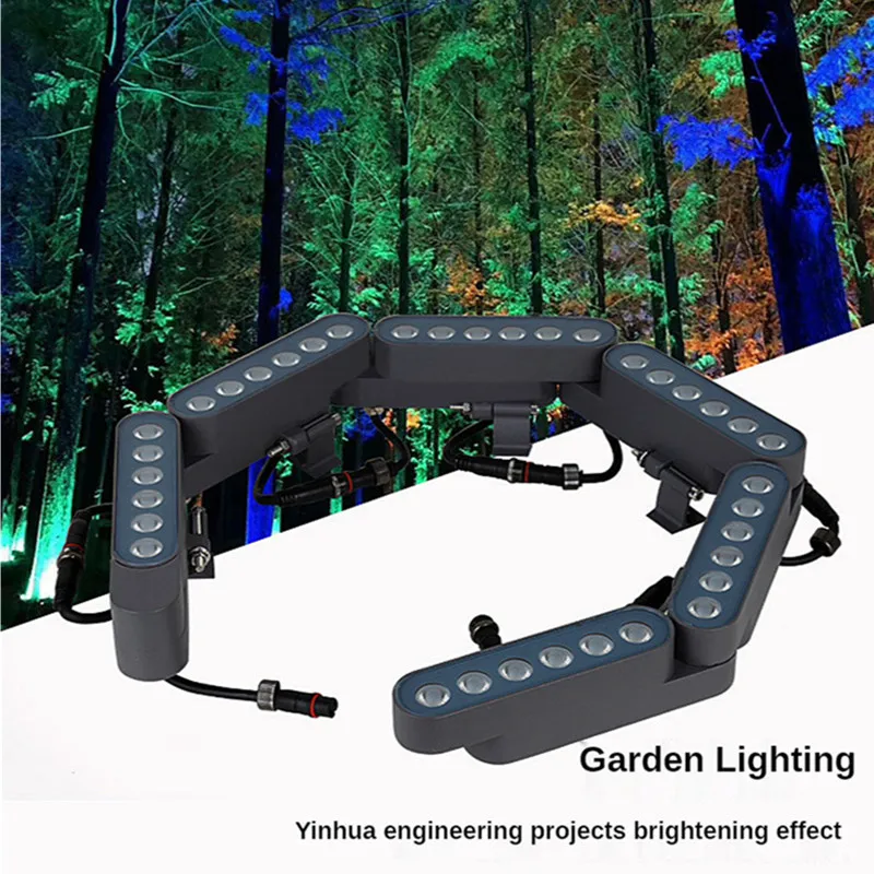 Landscape Lights Column Lamp Corner Light Chain IP65 Waterproof Outdoor Engineering Lighting DC24V 220V Garden Trees Lighting