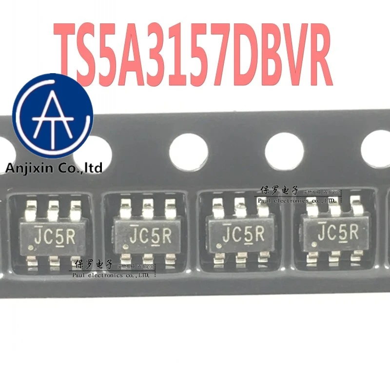 

10pcs 100% orginal and new analog switch chip TS5A3157DBVR TS5A3157 silk screen JC5R SOT23-6 in stock