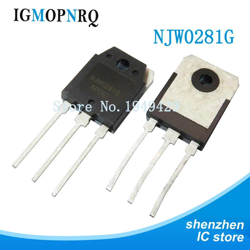 5PCS NJW0281G  NJW0302G TO-3P  NJW0281 NJW0302 high transistor 100% new