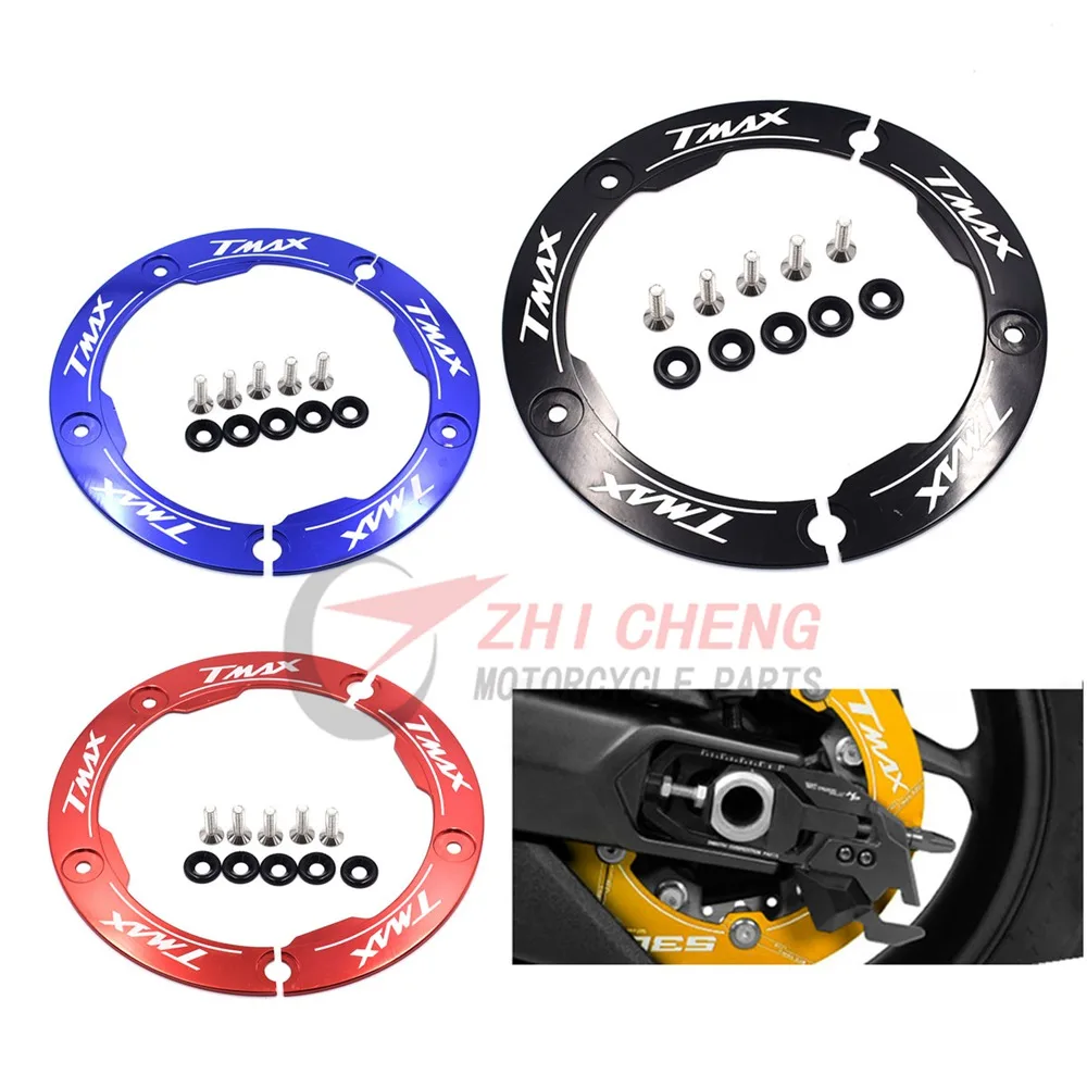 Motorcycle CNC Decorative Cover Transmission Belt Pulley Cover For Yamaha TMAX 530 TMAX530 T-MAX 530 2012 2013 2014 2015 2016