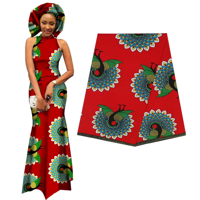 Elegant Africa Ankara Prints Batik Fabric Guaranteed Real Wax Patchwork For Women Party Dress Crafts 100% Cotton Best Quality