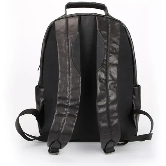 AETOO first layer cowhide leather Fashion Street trend leather shoulder cowhide male backpack large computer bag