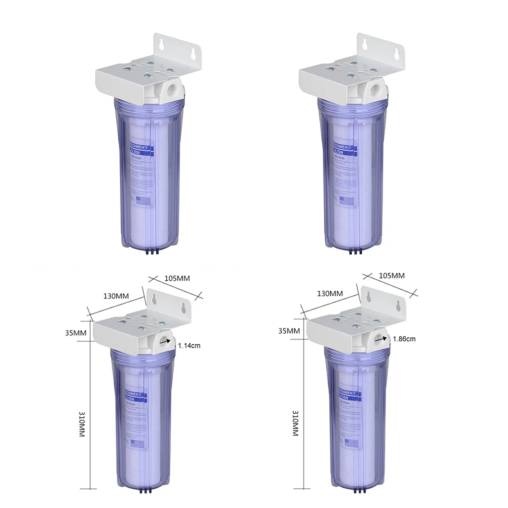 10 inch Whole House Single Stage Water Filter with Multi PP Cotton Gradient Sediment Filter Purifier