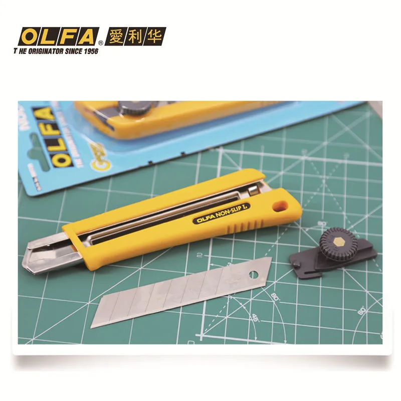 OLFA Alvarez Japan imported heavy duty cutting knife large utility knife anti acid non-slip handle N0L-1