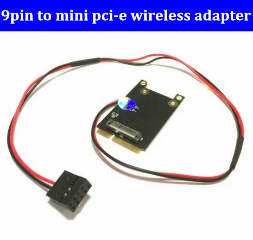 Dupont 9pin to MINI PCI-E  wireless wifi adapter card with 40cm line wireless card BCM943602CDP BCM94331CSAX to MINIpci-e adapte