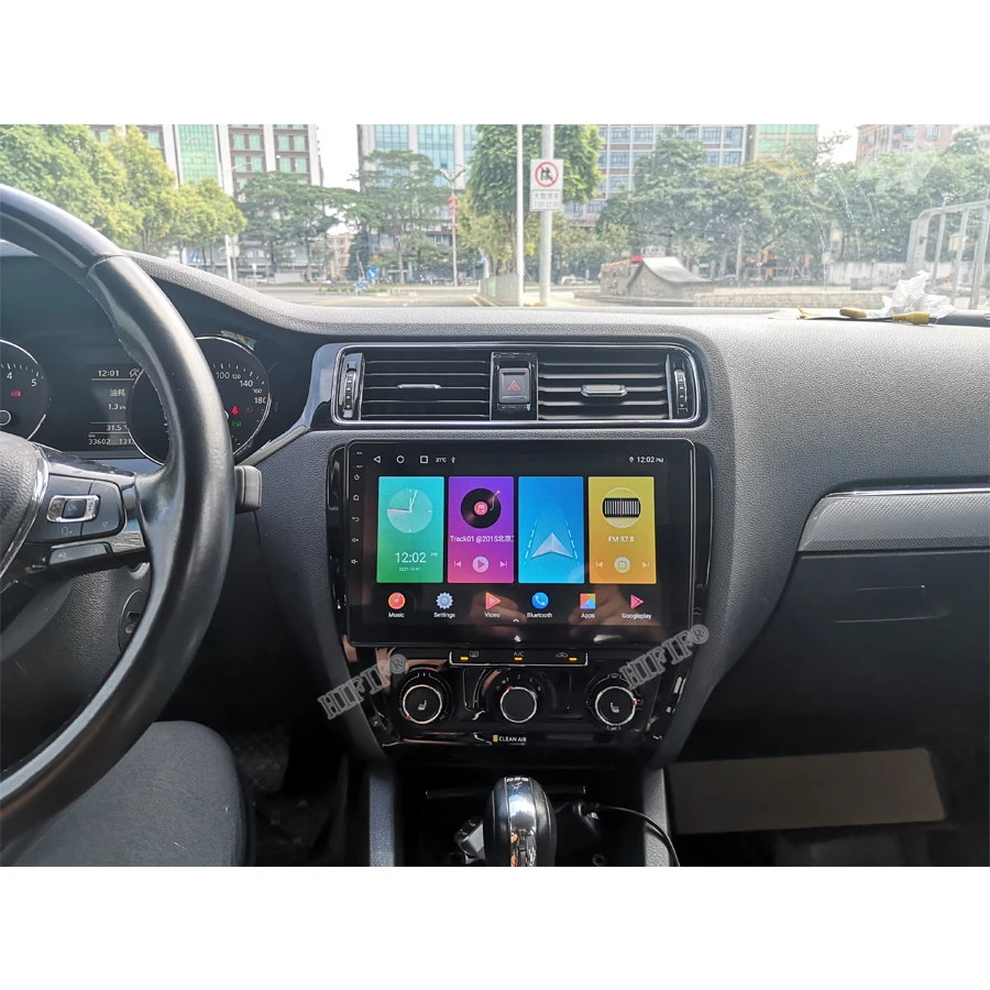 Radio mobil 2din Android 13 untuk VW POLO GOLF 5 6 Plus PASSAT B6 CC JETTA TIGUAN TOURAN EOS SHARAN SCIROCCO CADDY dengan 4G GPS Navi