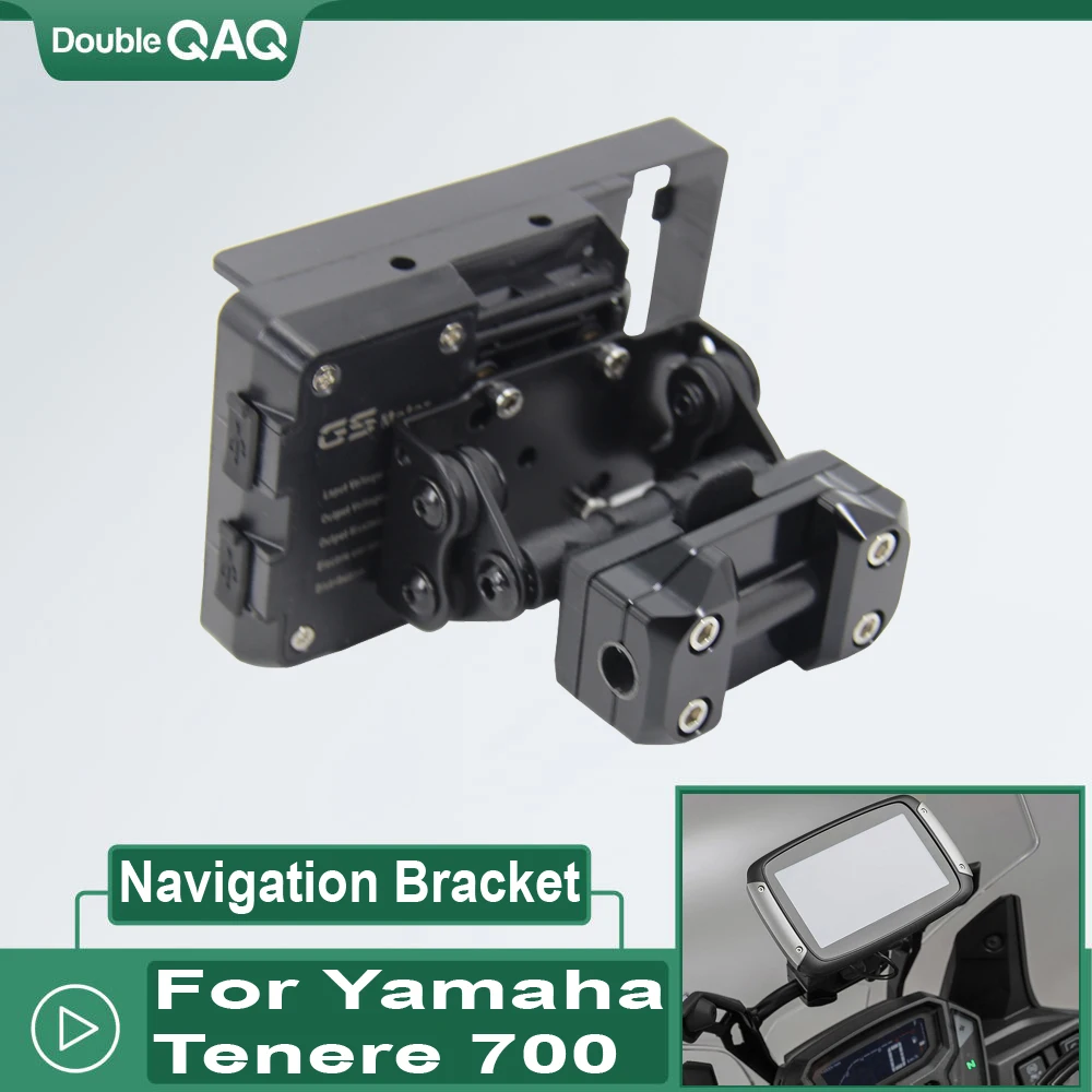 For Yamaha Tenere 700 TENERE 700 NEW Tenere700 Stand Holder Phone Mobile Phone GPS Plate Bracket Phone Holder USB