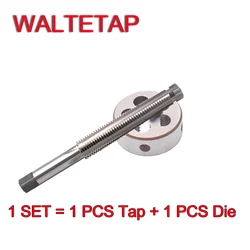 WALTETAP 1 Set Right hand Trapezoidal tap and Die set TR 8 10 12 14 16 X1.5 X2 X3 X4 thread Screw T R taps Round Threading Dies