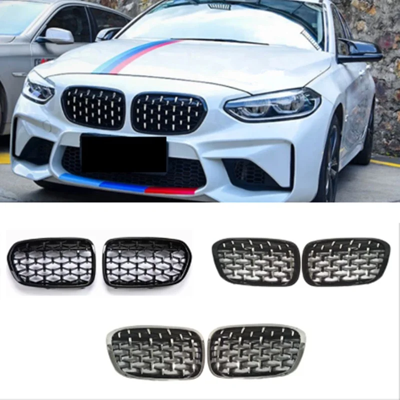 

Car Front Bumper Grill Front Kidney Grille Accessories For BMW 1 Series F52 125 120 118 2017-IN