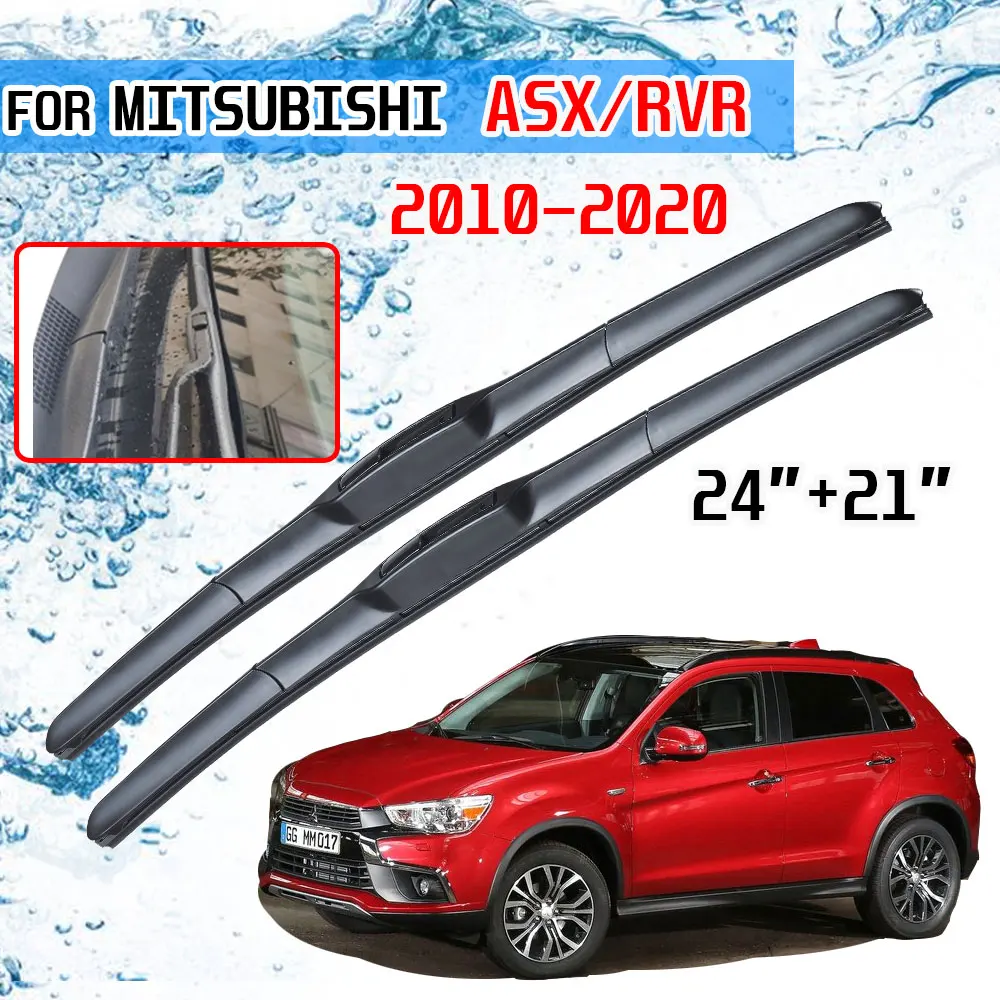 For Mitsubishi ASX 2011 2012 2013 2014 2015 2016 2017 2018 2018 2020 RVR Accessories Front Wiper Blade Brushes for Car U J Hook