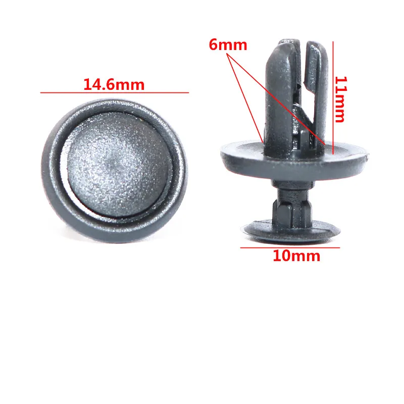 50PCS Auto Kotflügel Blatt Bord Futter Verschluss Kunststoff Verschluss Clip Für Mitsubishi Lioncel MIVEC V3 Outlander Lancer – Detail 3