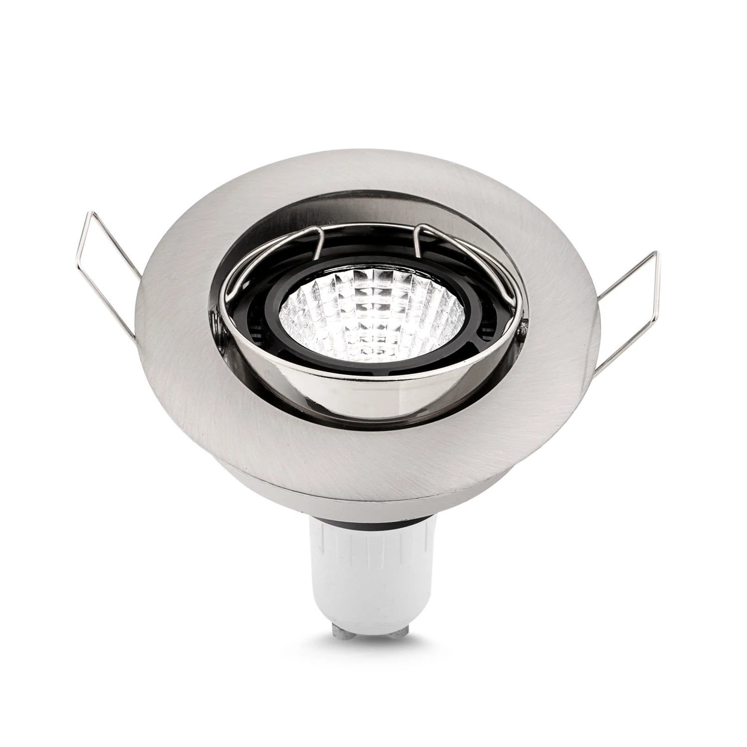 Imagem -04 - Bases Suporte da Lâmpada do Teto Ajustável Suporte de Luz de Halogênio Copo de Alumínio Led Downlight Spot Light Suportes de Lâmpada Gu10 Mr16