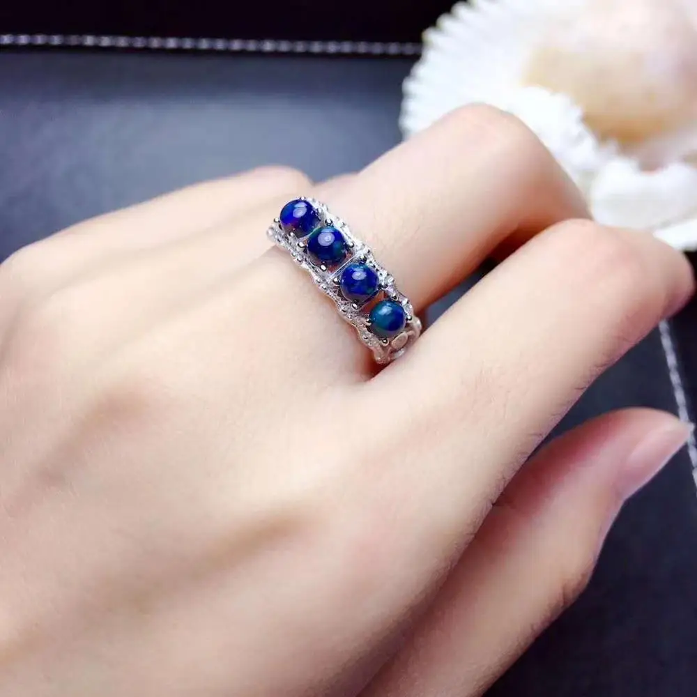 

Opal Ring natural And Real Opal gemstone classic ring in 925 sterling silver gemstone jewelry
