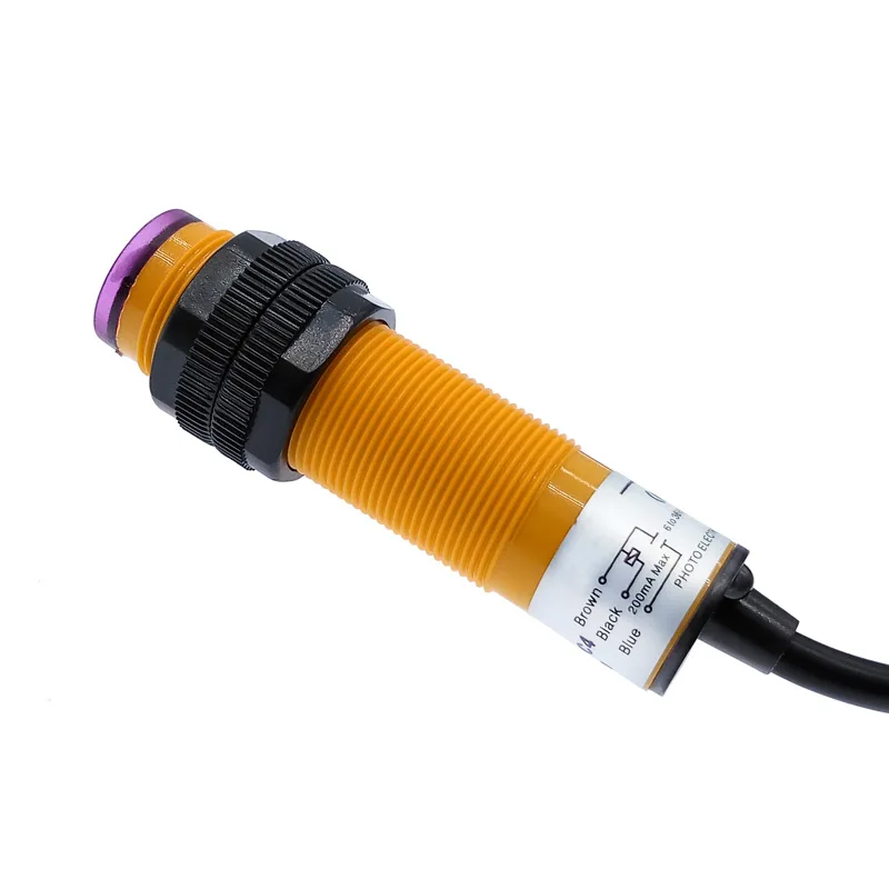 E3F-DS30C4 Proximity Switch Photoelectric Sensor Switch NPN PNP 30Cm Rentang Deteksi Adjustable E3F-DS30P1/P2/B2