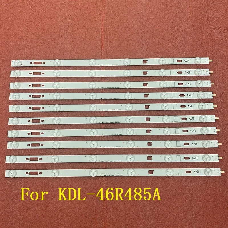 

10pcs/set LED backlight Strip for SONY 46inch TV KDL-46R485A 46inch NDSOEM A B Type REV0.1