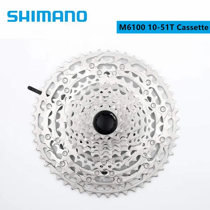 Shimano Deore M6100 SLX M7100 XT M8100 Cassette 12s K7 10-51T 10-45T Cassette Flywheel For Mountain Bike MTB 12 Speed Original