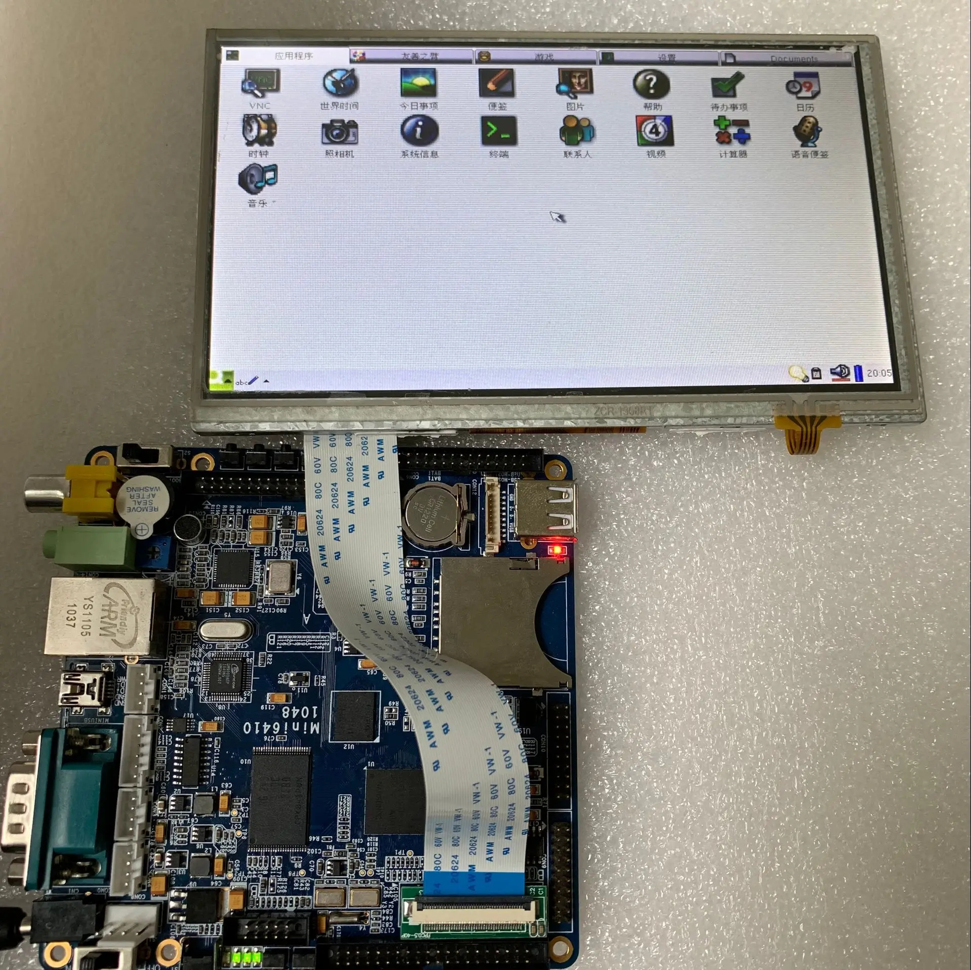 Imagem -03 - Wince Placa de Aprendizagem Placa de Desenvolvimento Linux Incorporado S3c6410 Mini6410