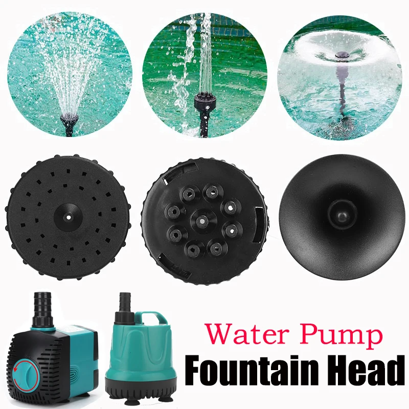 

Water Pump Fountain Head For Aquarium Landscaping, Wave and Oxygen Increase, Pool Fountain, Rockery Landscape Fountain Head