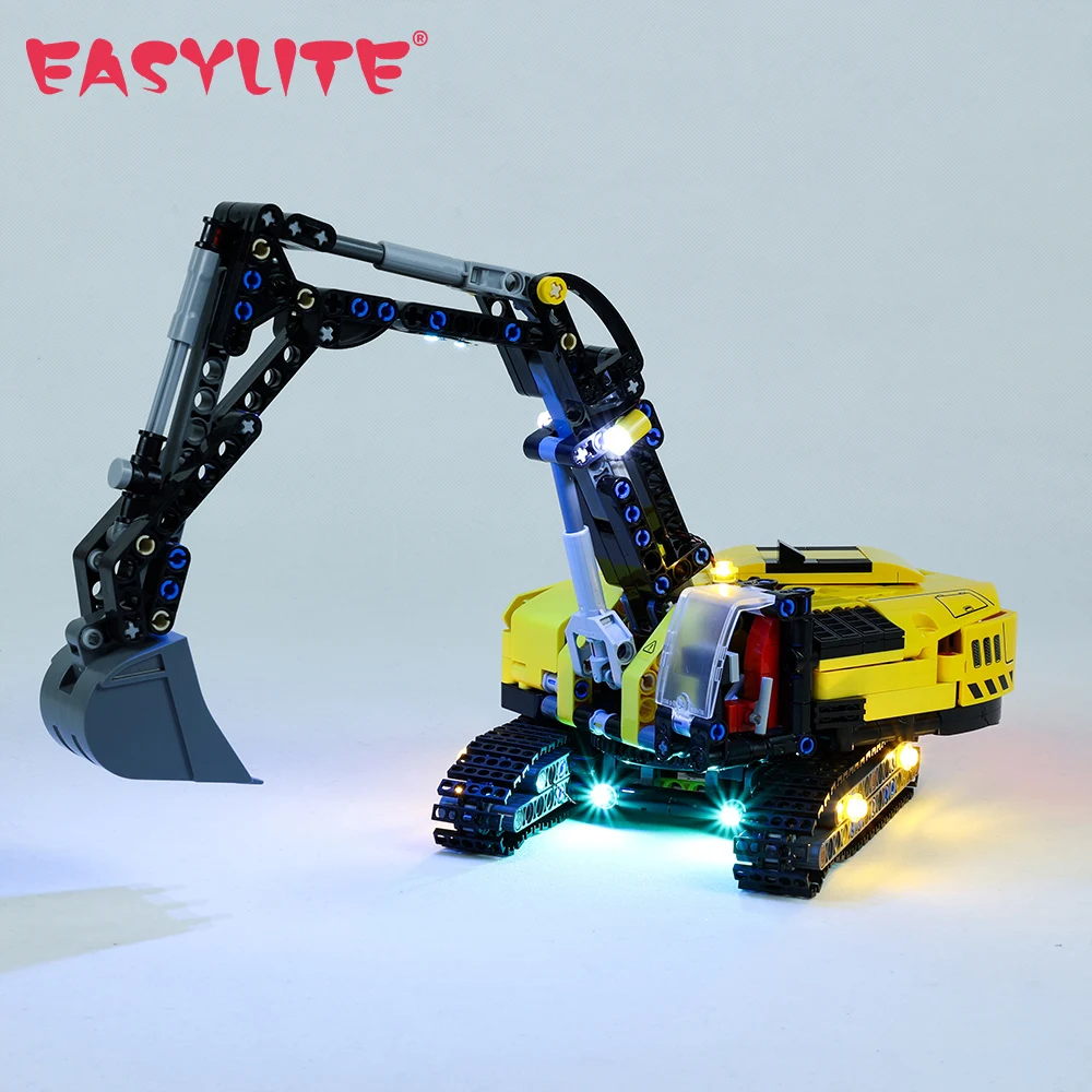 Led Light Set for 42121 Heavy-Duty Mechanical Excavator Series Building Blocks Decoration Bricks Only Lighting Kit No Model