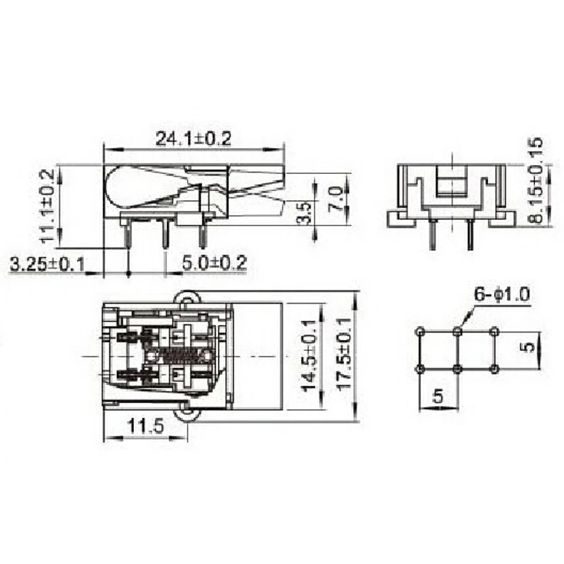 10Pcs ความดันฤดูใบไม้ผลิสวิทช์โทรศัพท์ความดันฤดูใบไม้ผลิสวิทช์ Intercom Doorbell ปลั๊กฤดูใบไม้ผลิสวิทช์ Reed Switch