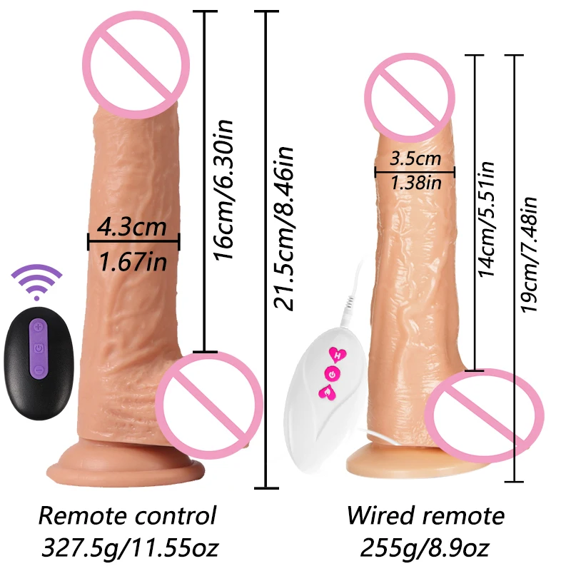 DopaMonkey Vibrator Dildo Remote Control Penis Suction Cup Realistic Dildo Sex Toy For Woman Super Huge Big Vibrator Swing Penis