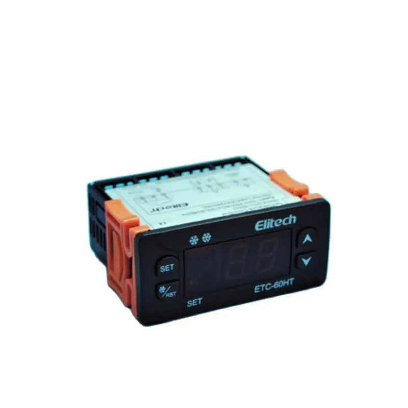 Digital Temperature Controller Thermostat ETC-60HT Cooling Cream 30A Relay Drives 1.5hp Compressor