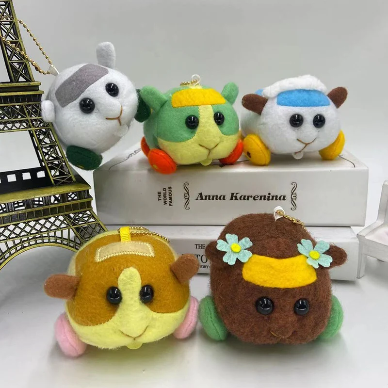 34 Styles Cute Wool Felt Poke PuIpuI Guinea Pig Cart Hamster Doll Small Keyring Pendant Soft Stuffed Toy For Kid Girl Gift 1 Pc