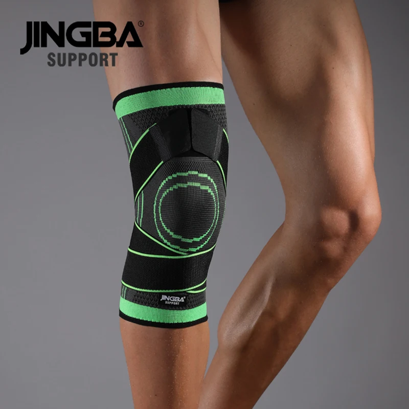 JINGBA SUPPORT 2020 Hot Outdoor Sports knee protector Volleyball Basketball knee pads knee brace support protector Safety Bandag