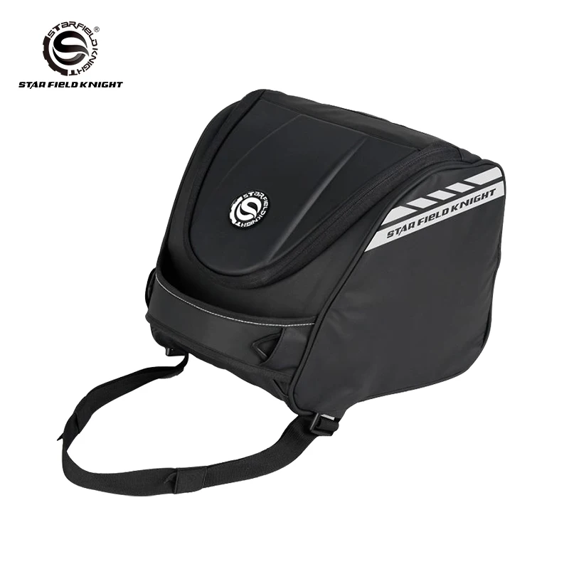 SFK Motorcycle waterproof large capacity bag front rear tool kit multi functional  slant straddle bag scooter curved beam bag