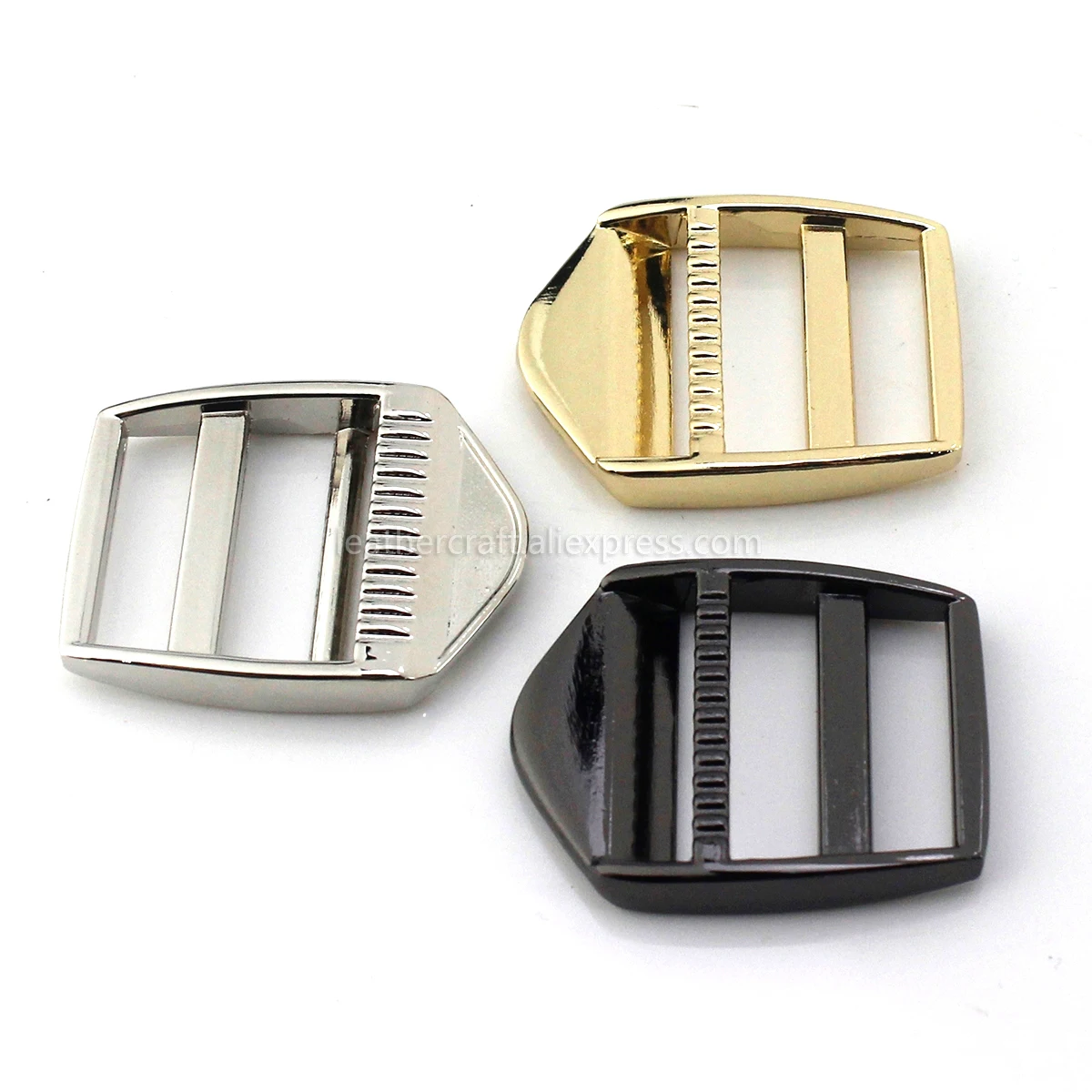 1pcs Metal 2 Bar Buckle for Webbing Backpack Bag Strape Belt Fabric Leather Craft Purse Pet Collar Clasp High Quality