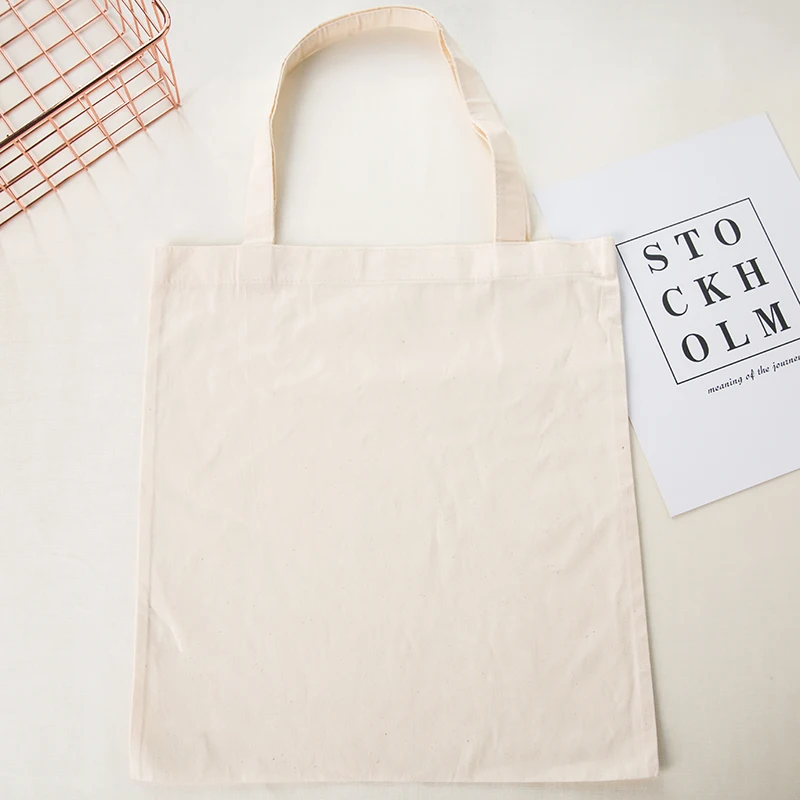 ECO Tote Einkaufs Leinwand tasche Folding Paket Hohe-Qualität Frauen Männer Wiederverwendbare rocery Hohe kapazität Falten Baumwolle Einkaufstasche – Detail 11