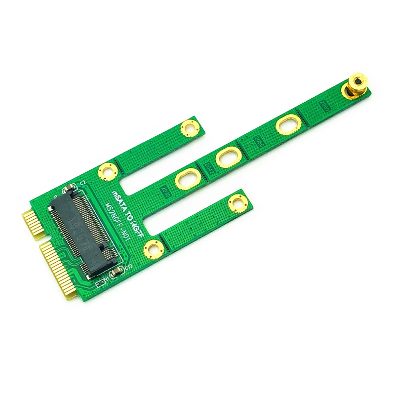 mSATA 3.0 to M.2 NGFF SATA SSD Adapter Board Riser Card for PC Computer M.2 SATA SSD B Key to mSATA Raiser mSATA to M.2 Adapter