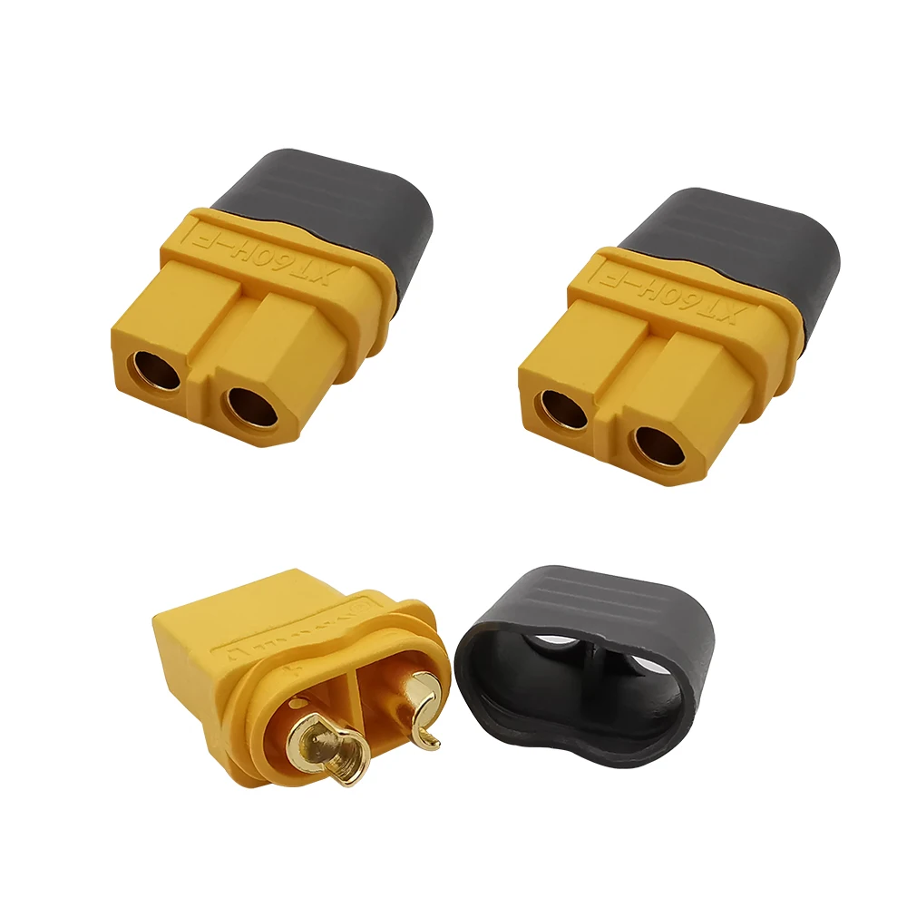 5Pcs XT60H XT60H-F XT60 Bullet Connectors Jack Socket with Sheath For RC Lipo Battery Drone Car Boat