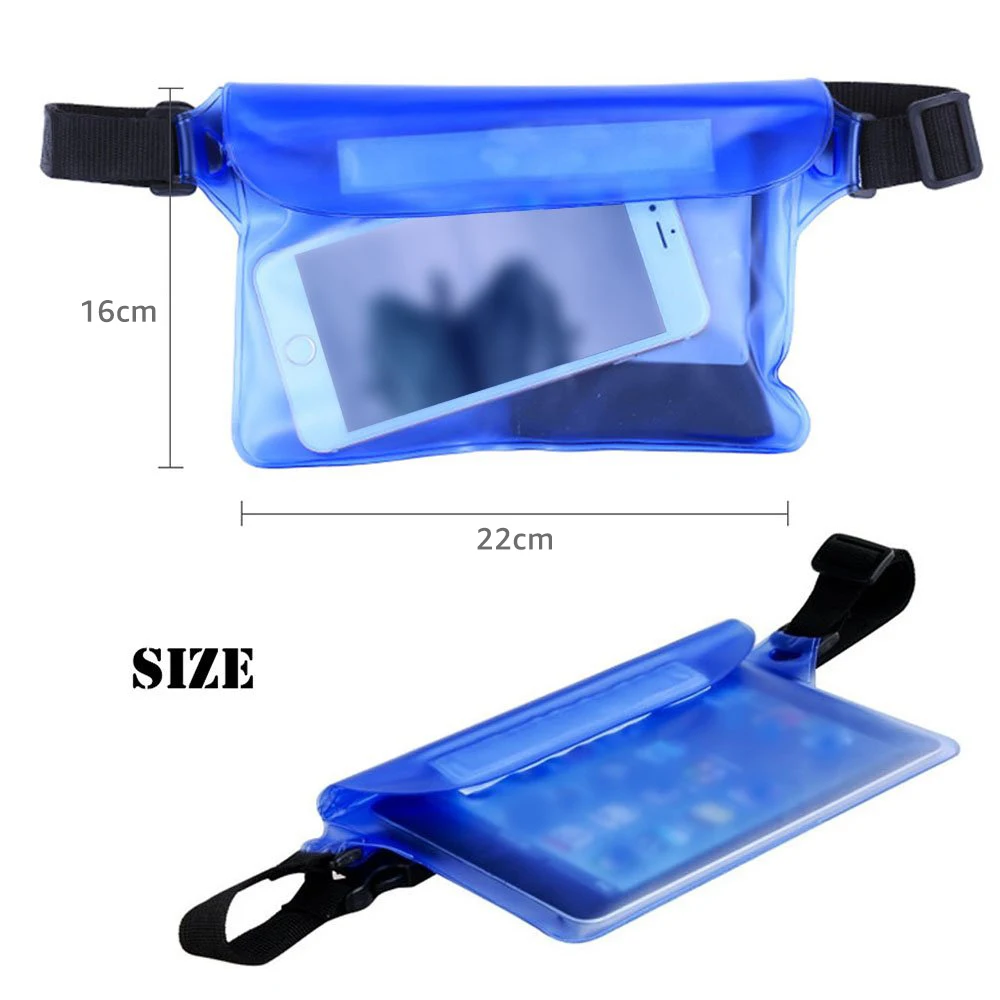 Untoom Waterproof Swimming Drifting Diving Waist Bag Waterproof Phone Case Wallet Underwater Dry Shoulder Pack Bag Pocket Pouch