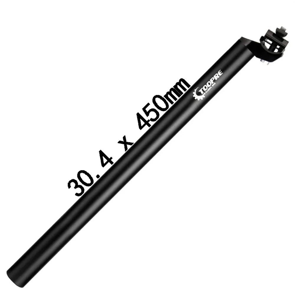 TOOPRE Mountainbike-Sattelstütze 350mm 450mm 25.4 27.2 28.6 30.8 Aluminiumlegierung Sattelrohr Fixed-Gear-Sattelstütze Fahrradteile