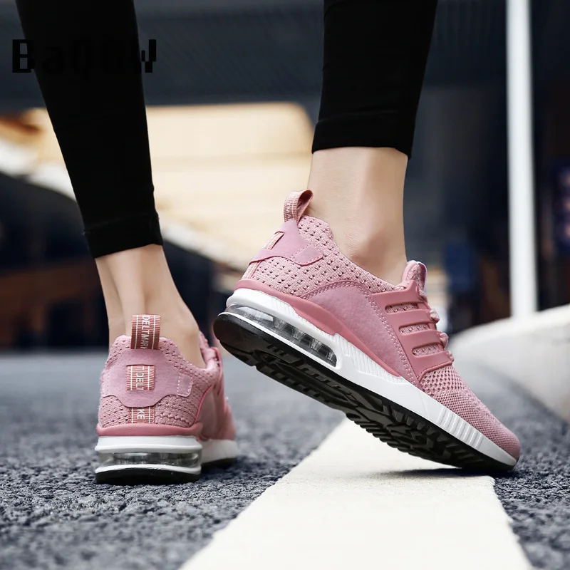 Unisex Sneakers Women Men Running Shoes Female Lace Up Sport Walking Shoes Breathable Light Comfortable Trainers Big Size 45