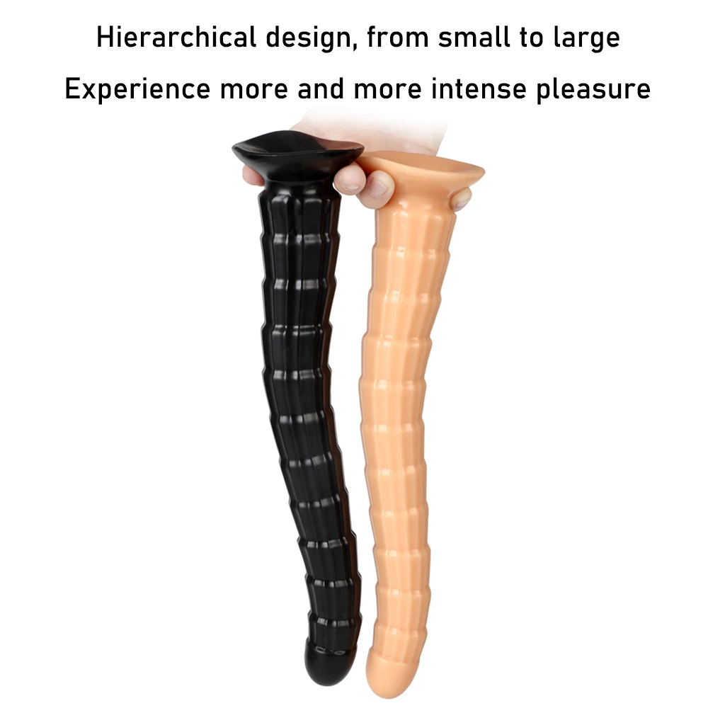 35*5CM Overlength Dildos Soft Anal Plug Sex Toys Healthy Anal Dilator Big Penis with Suction Cup Super Long Phallus Butt Plug