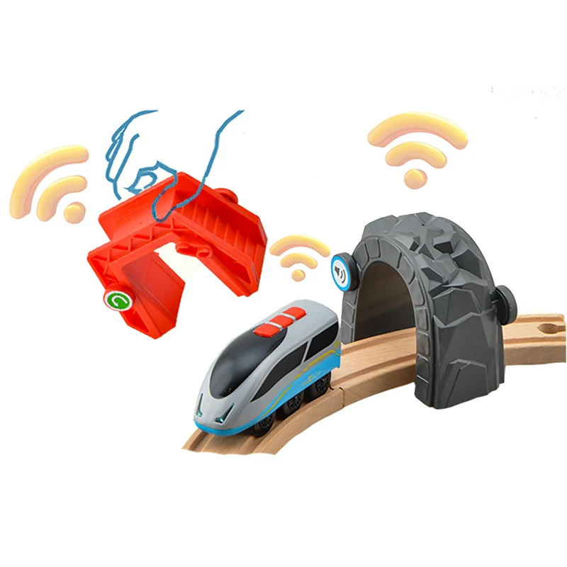 3pcs Smart Train Set Diecast Intelligent Kids Train Toys Compatible for Wooden Track The Train Electric Toys for Children