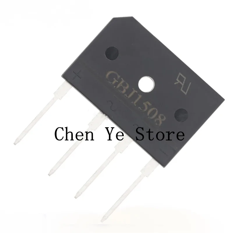 Free Shipping 50PCS 100% NEW Bridge Rectifier GBJ1508 GBJ1510 GBJ2510 GBJ3510 GBJ5010 GBU3510 15A 25A 35A 50A 800V 100V DIP-4